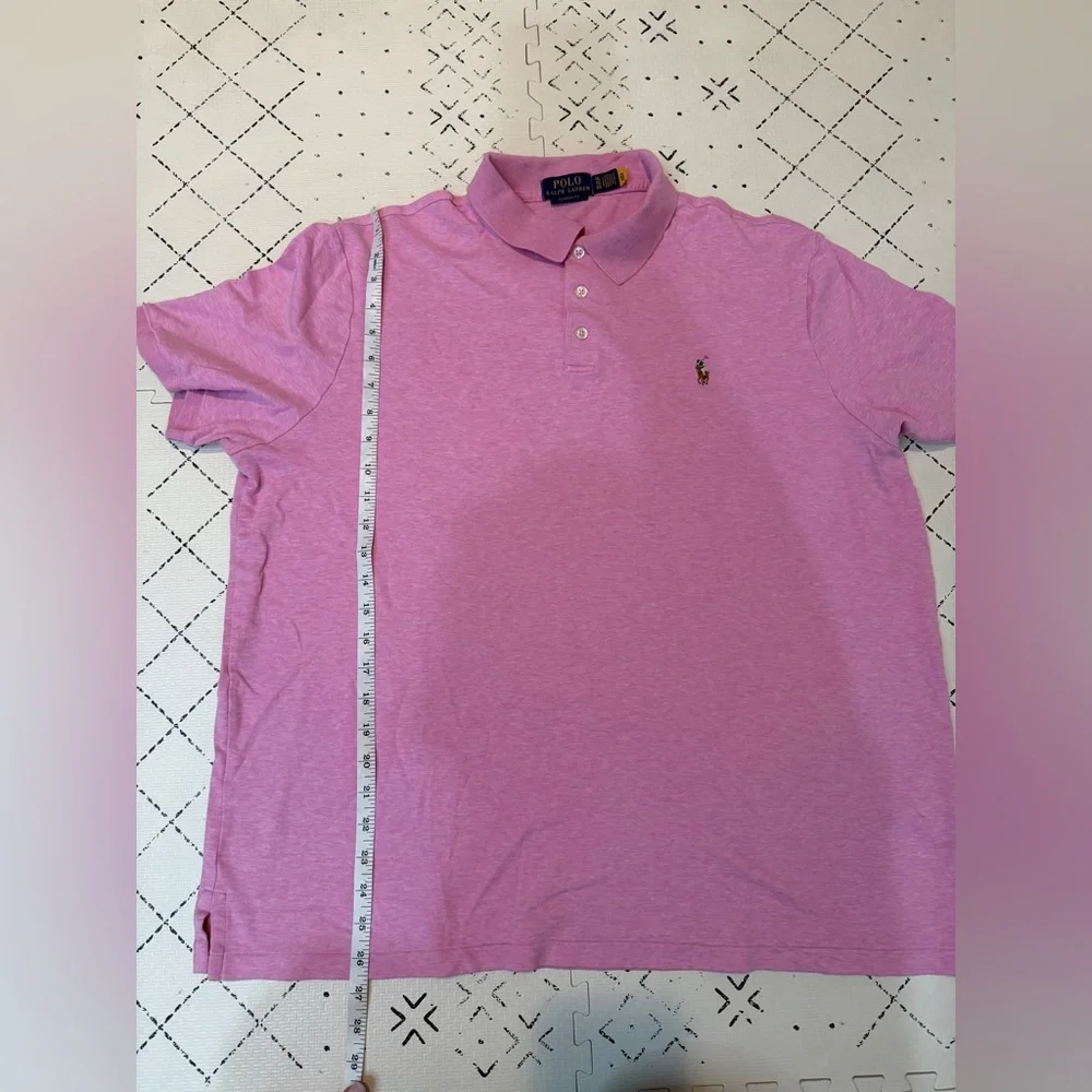 Polo Ralph Lauren Cotton classic -Fit Polo Shirt‎ pink heather XL